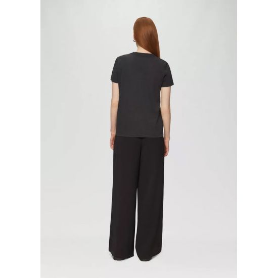 Γυναικείο T-shirt Μαύρο S.Oliver 2165278-99D1