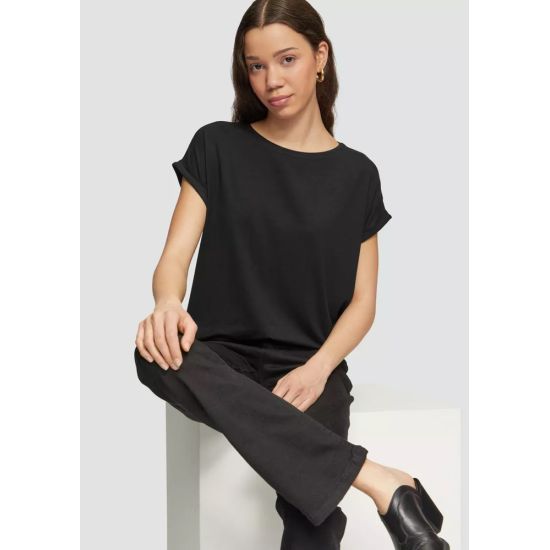Γυναικείο T-shirt Μαύρο S.Oliver 2165942-9999