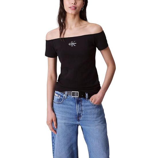 Γυναικείο Τοπ Μαύρο Calvin Klein LV047C203G-UB1