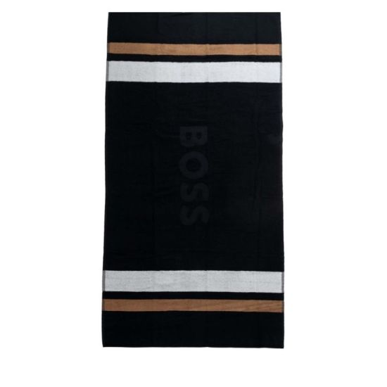 Unisex Πετσέτα Θαλάσσης Μαύρη Boss 50540532-001