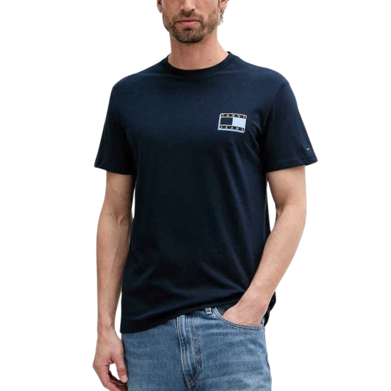 Ανδρικό T-shirt Navy Μπλε Tommy Jeans DM0DM21577-C1G