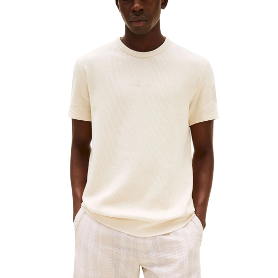 Ανδρικό T-shirt Μπεζ Tommy Jeans DM0DM21778-ACH