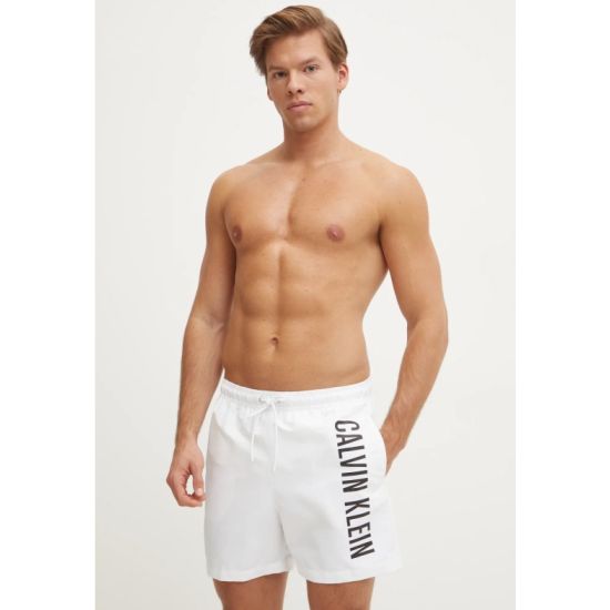 Ανδρικό Μαγιό Λευκό Calvin Klein KM0KM01092-YCD