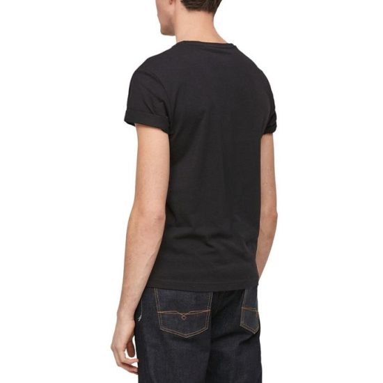 Ανδρικό T-Shirt Μαύρο S.Oliver 2057430-9999