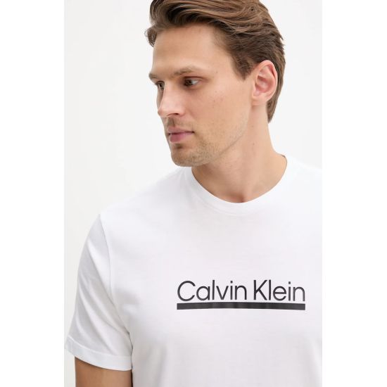 Ανδρικό T-shirt Λευκό Calvin Klein LV04RC852G-YAF