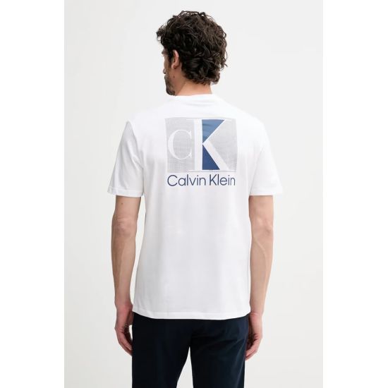 Ανδρικό T-shirt Λευκό Calvin Klein LV04RC853G-YAF