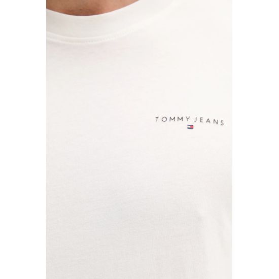 Ανδρικό T-shirt Λευκό Tommy Jeans DM0DM21780-YBL