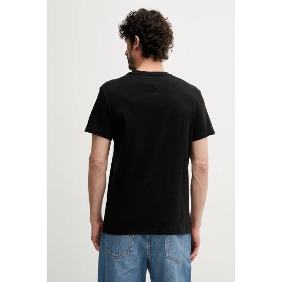 Ανδρικό T-shirt Μαύρο Tommy Jeans DM0DM21780-BDS