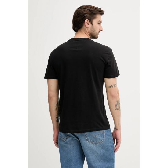 Ανδρικό T-shirt Μαύρο Tommy Jeans DM0DM21940-BDS