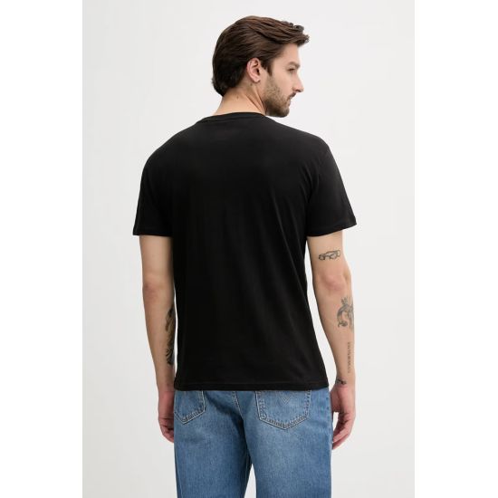 Ανδρικό T-shirt Μαύρο Tommy Jeans DM0DM21941-BDS