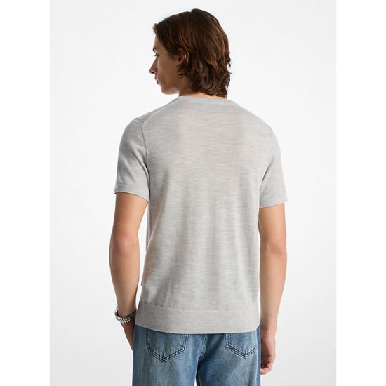 Ανδρικό T-shirt Γκρι Michael Kors CR560DE7AP-030