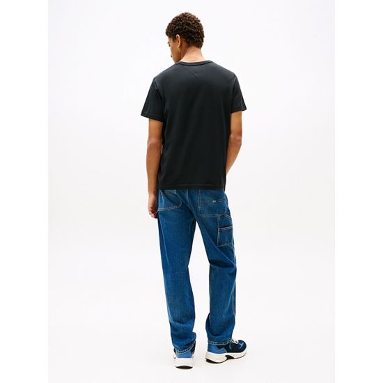 Ανδρικό T-shirt Μαύρο Tommy Jeans DM0DM04411-078