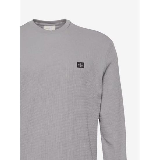 Ανδρικό Μακρυμάνικο T-shirt Γκρι Calvin Klein LV040EM217-RO2