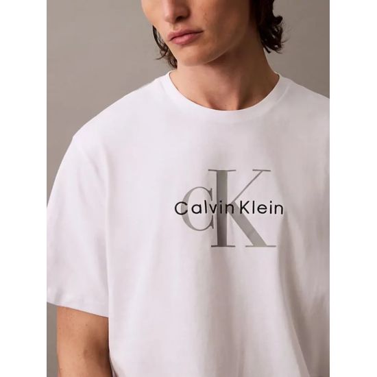 Ανδρικό Hero Monologo T-shirt Λευκό Calvin Klein LV04RB862G-YAA