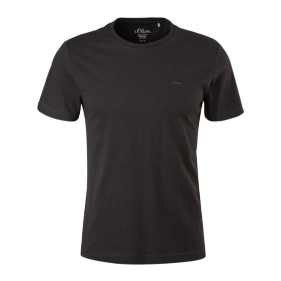 Ανδρικό T-Shirt Μαύρο S.Oliver 2057430-9999