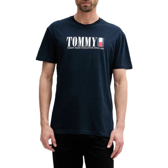 Ανδρικό T-shirt Navy Μπλε Tommy Jeans DM0DM21941-C1G