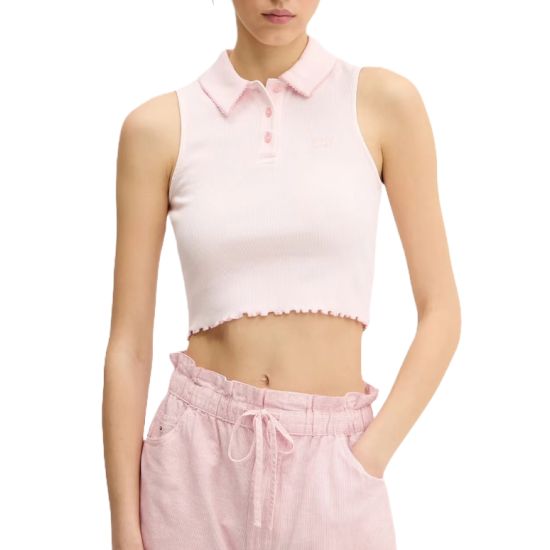 Γυναικείο Polo Ροζ Tommy Jeans DW0DW20295-TH3