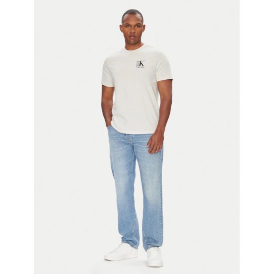 Ανδρικό T-shirt Μπεζ Calvin Klein LV04RC853G-67U