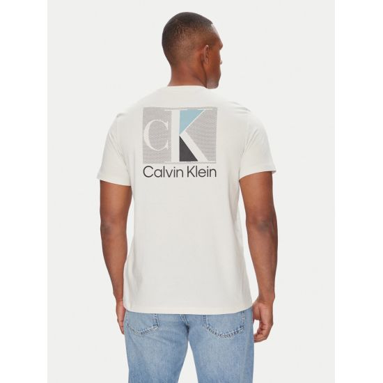 Ανδρικό T-shirt Μπεζ Calvin Klein LV04RC853G-67U
