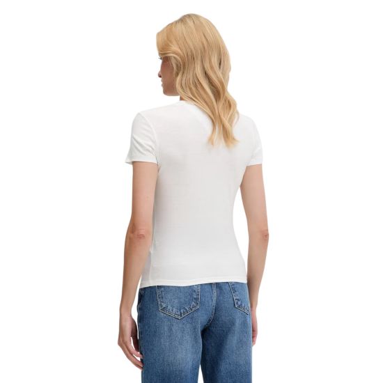 Γυναικείο Slim T-shirt Λευκό Tommy Jeans DW0DW20913-YBL