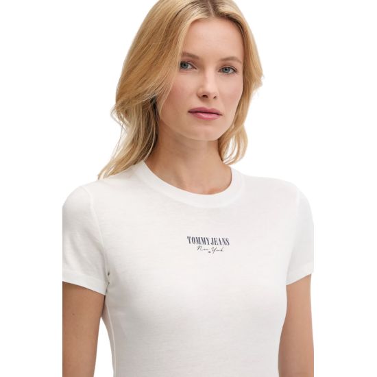 Γυναικείο Slim T-shirt Λευκό Tommy Jeans DW0DW20913-YBL