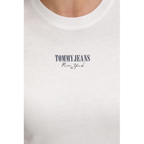 Γυναικείο Slim T-shirt Λευκό Tommy Jeans DW0DW20913-YBL