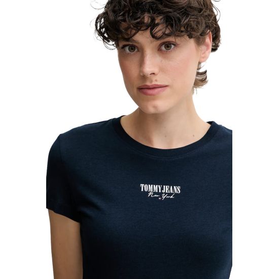 Γυναικείο Slim T-shirt Navy Μπλε Tommy Jeans DW0DW20913-C1G