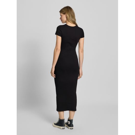 Γυναικείο Κοντομάνικο Φόρεμα Μαύρο Tommy Jeans DW0DW20873-BDS