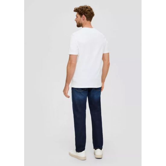 Ανδρικό T-shirt Λευκό S.Oliver 2139909-01D1