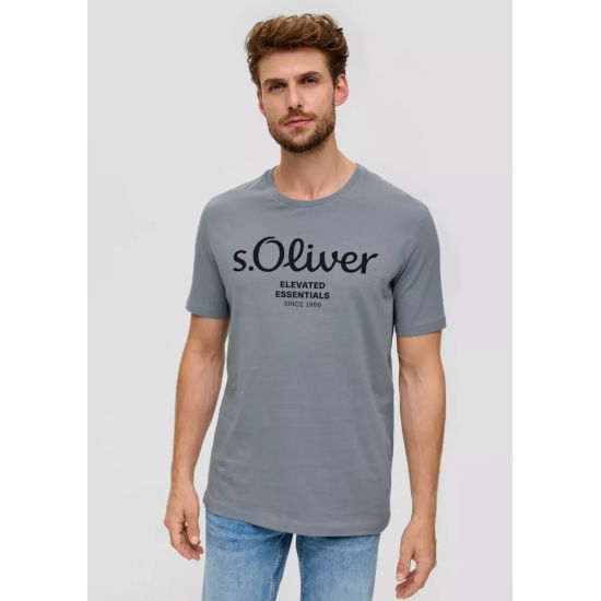 Ανδρικό T-shirt Γκρι S.Oliver 2139909-95D1
