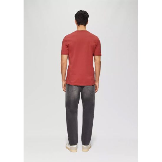 Ανδρικό T-shirt Κόκκινο S.Oliver 2139909-35D1