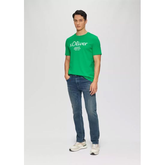Ανδρικό T-shirt Πράσινο S.Oliver 2139909-75D1