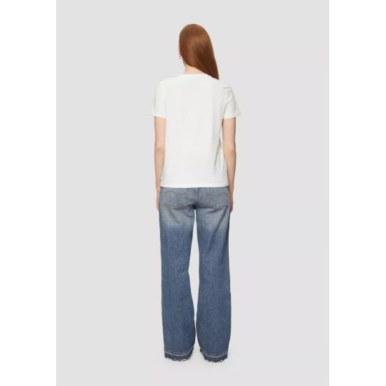 Γυναικείο T-shirt Λευκό S.Oliver 2165280-01D0
