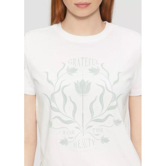 Γυναικείο T-shirt Λευκό S.Oliver 2165280-01D0