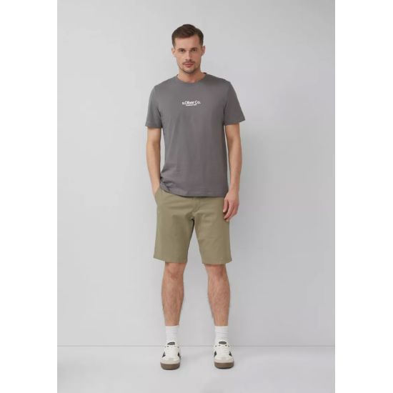 Ανδρικό T-shirt Γκρι S.Oliver 2166827-94D1