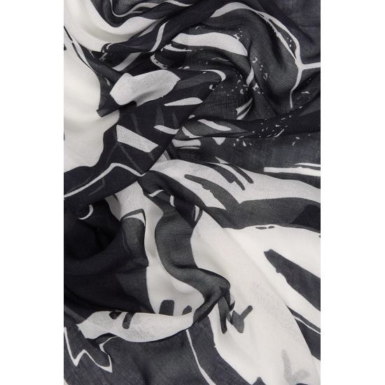 Γυναικείο Φουλάρι Μαύρο Karl Lagerfeld A2W33076-999 BLACK