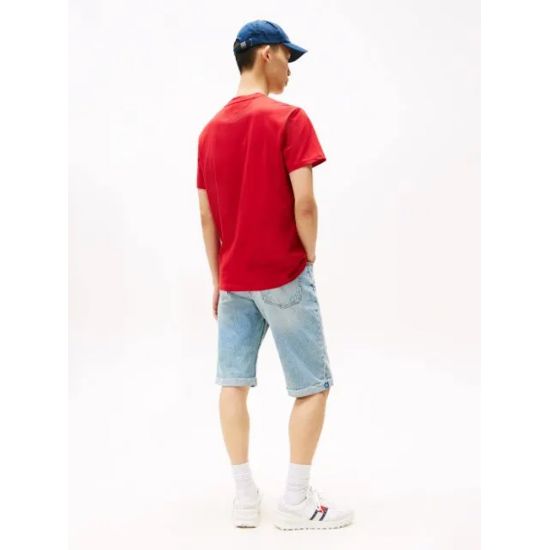 Ανδρικό T-shirt Κόκκινο Tommy Jeans DM0DM21940-XLE