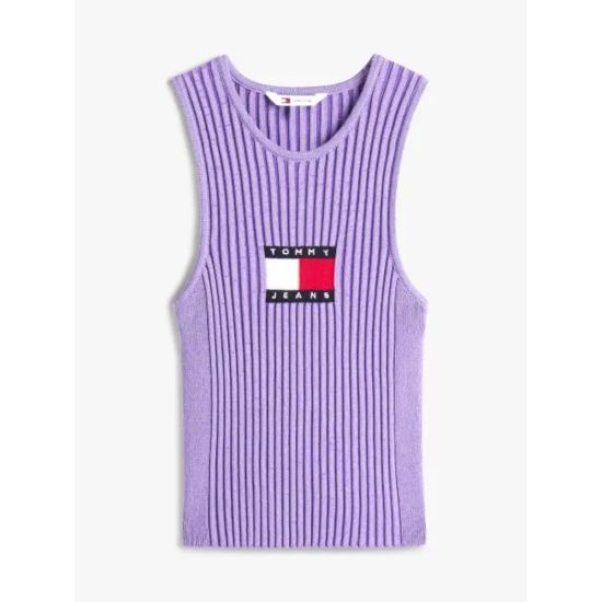 Γυναικείο Tank Top Μωβ Tommy Jeans DW0DW20975-W0E
