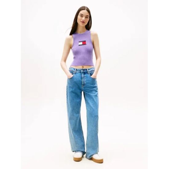 Γυναικείο Tank Top Μωβ Tommy Jeans DW0DW20975-W0E