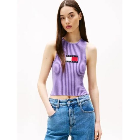 Γυναικείο Tank Top Μωβ Tommy Jeans DW0DW20975-W0E