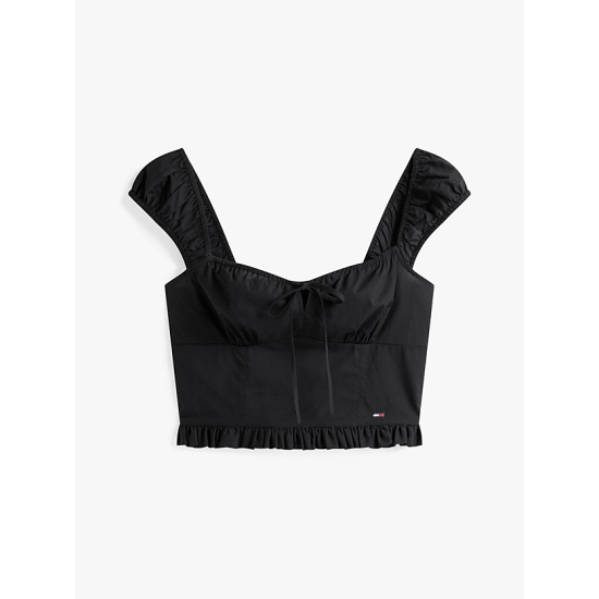 Γυναικείο Τοπ Μαύρο Tommy Jeans DW0DW20985-BDS