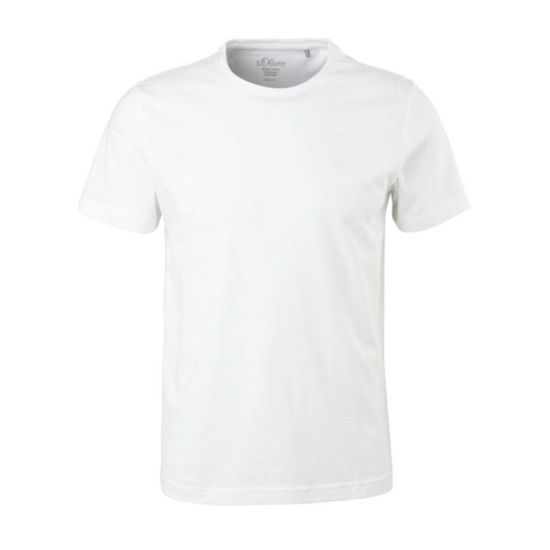 Ανδρικό T-Shirt Λευκό S.Oliver 2057430-0100
