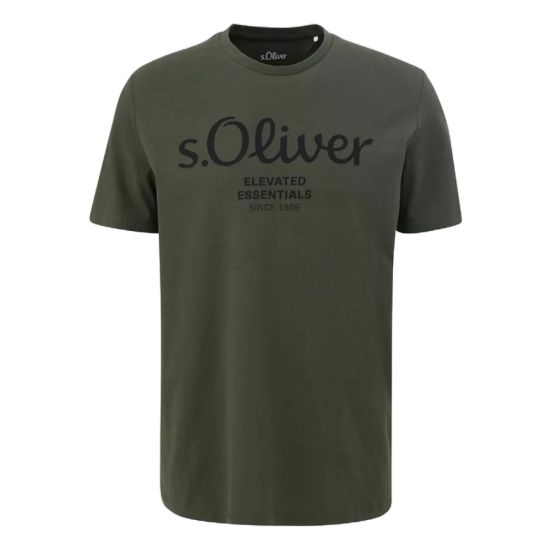 Ανδρικό T-shirt Λαδί S.Oliver 2139909-79D1
