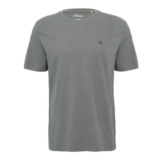 Ανδρικό T-shirt Γκρι S.Oliver 2166634-9467