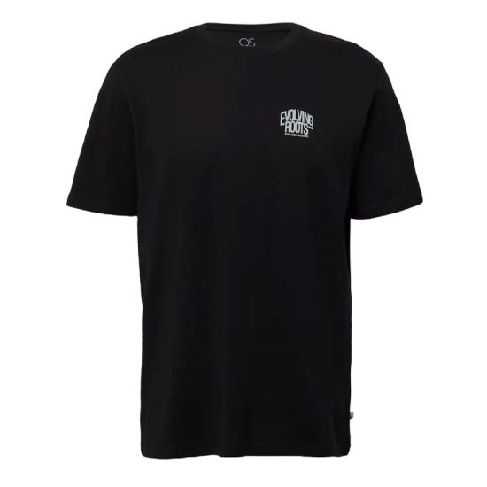 Ανδρικό T-shirt Μαύρο S.Oliver 2167419-9999