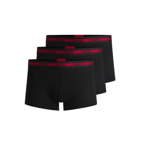 Ανδρικό Σετ Μπόξερ 3 Τεμαχίων Μαύρα Hugo 50492375-002