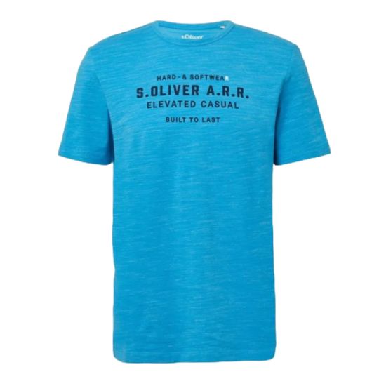 Ανδρικό T-shirt Μπλε S.Oliver 2161564-62D1