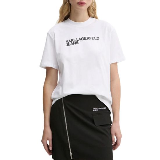 Γυναικείο Essential T-shirt Λευκό Karl Lagerfeld Jeans A1W17005-100 WHITE