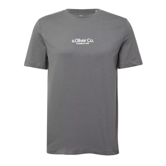 Ανδρικό T-shirt Γκρι S.Oliver 2166827-94D1