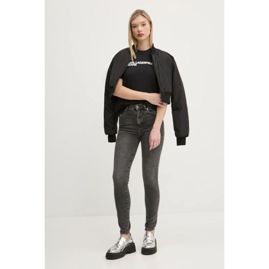Γυναικείο Essential T-shirt Μαύρο Karl Lagerfeld Jeans A1W17005-999 BLACK